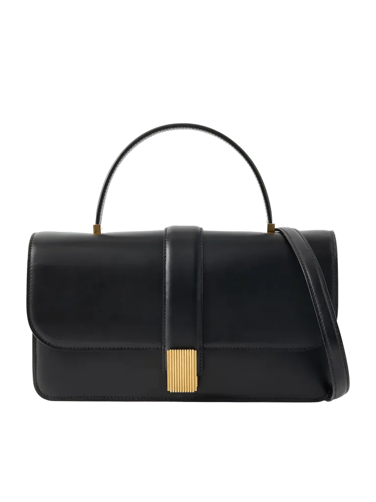 Blake leather shoulder bag - black - One Size