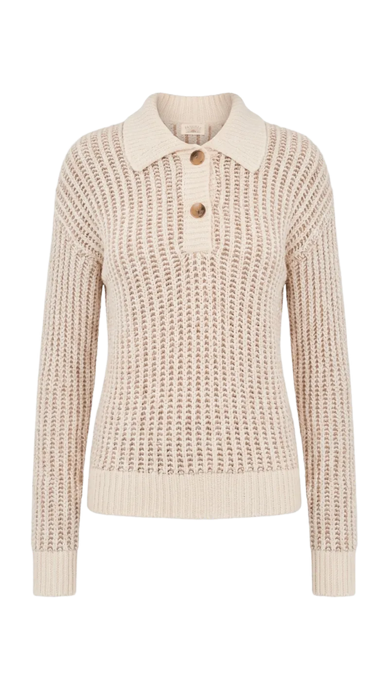 Heirloom Cotton Sweater Polo