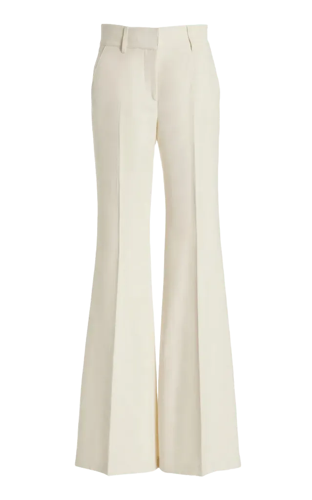 Rhein Flare Pant in Ivory Sportswear Wool