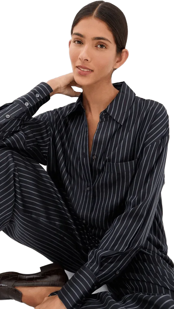 Big Joe Silk Button Down Shirt