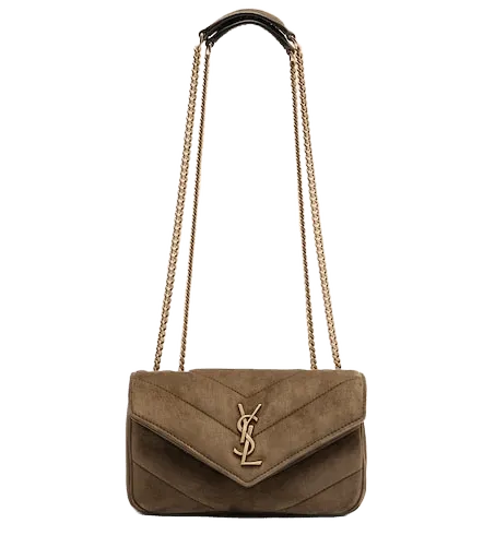 Loulou Mini suede shoulder bag