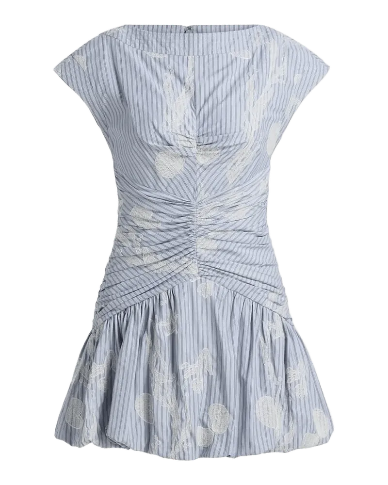 Rowyn Striped Ruched Bubble Mini Dress