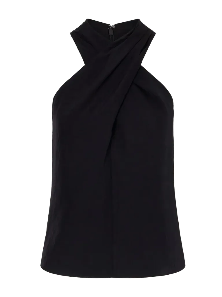 Crepe halterneck top