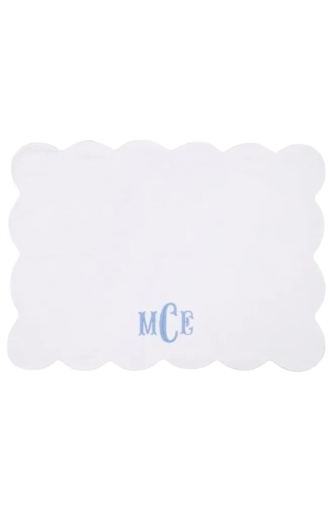 Signature Scalloped Bath Mat