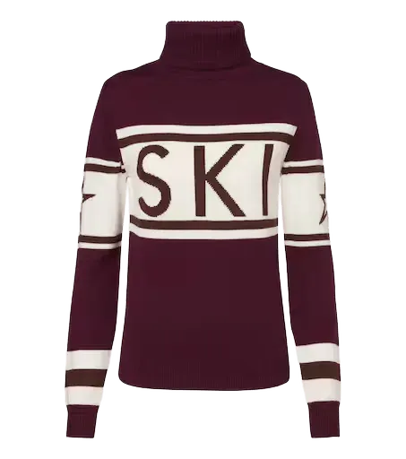 Schild intarsia wool turtleneck sweater
