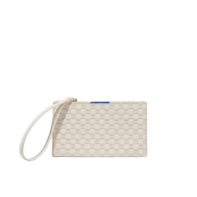 The Wallet Wristlet - Vanilla Basketweave