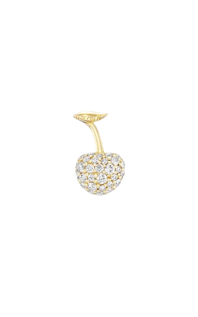 Diamond Cherry Single Earring
