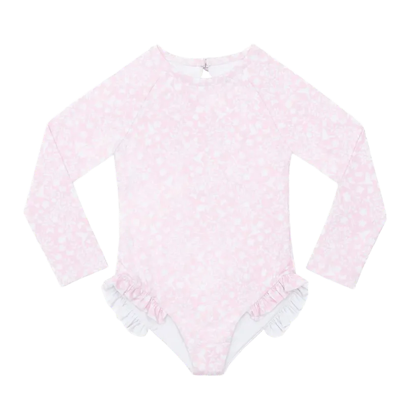 Reese Rashguard in Coral Sand Chinz
