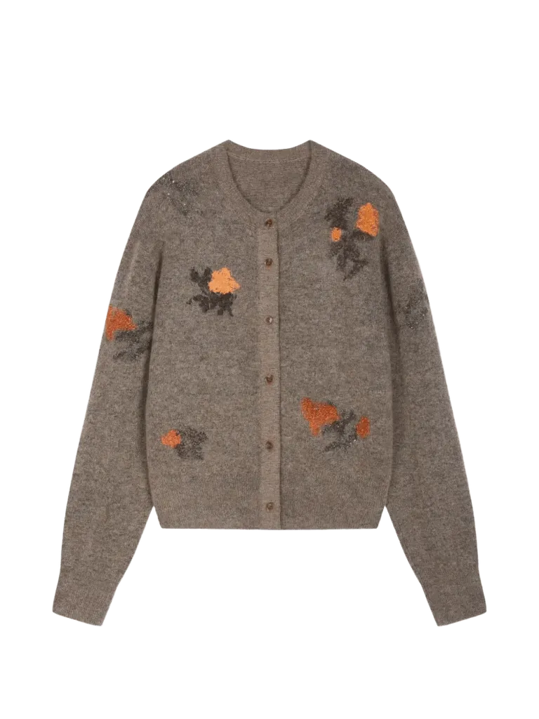 JNBY floral-embroidered cardigan
