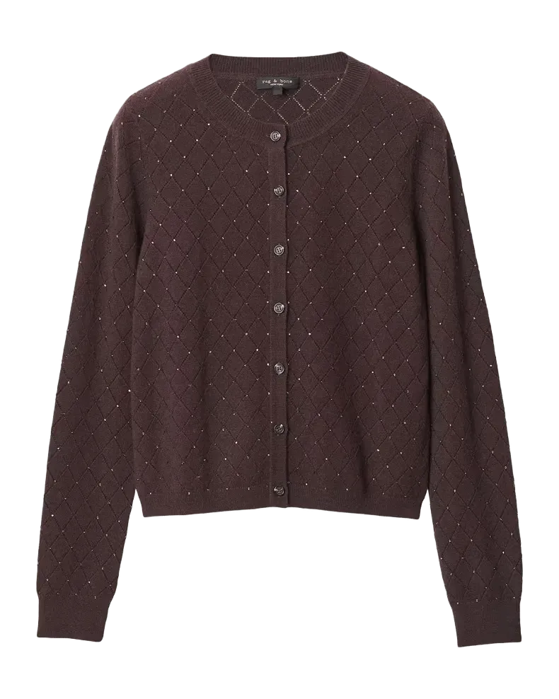Archie Jewel Cashmere-Blend Cardigan