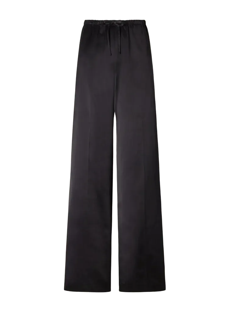 Puvis wide-leg satin pants