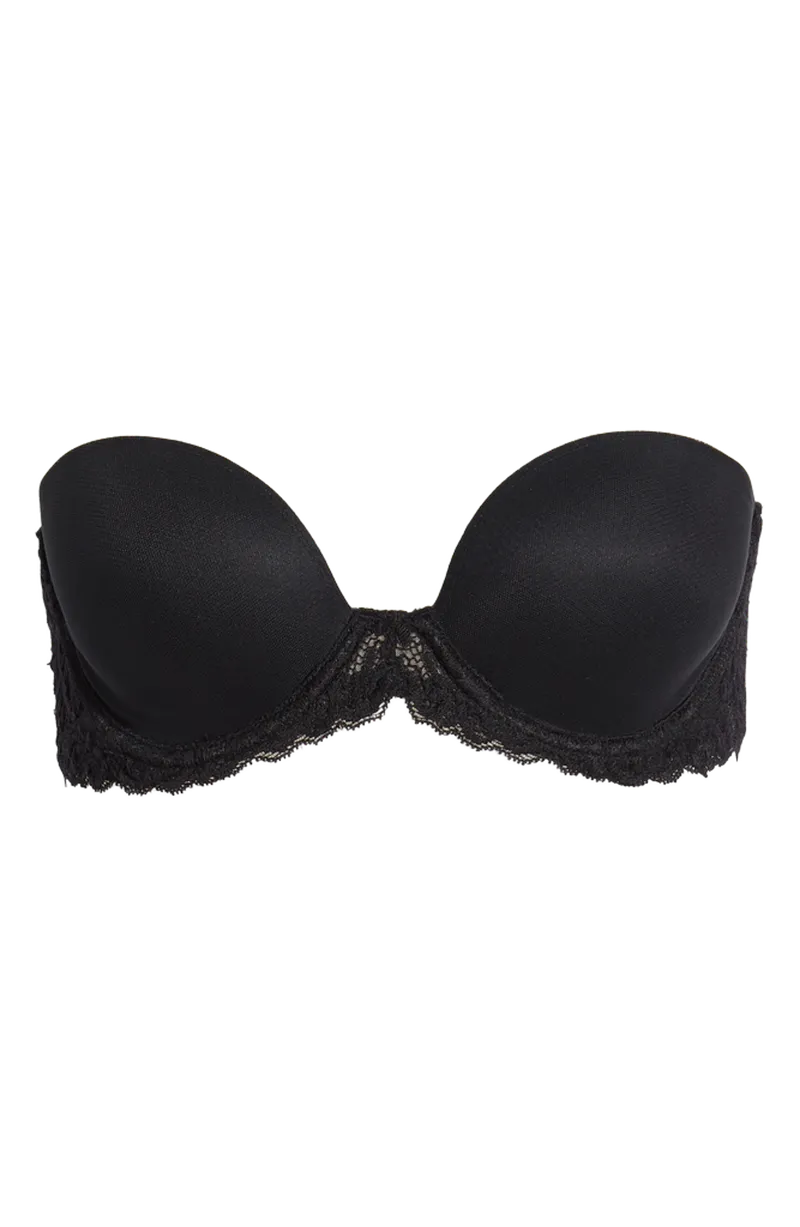 Feathers Underwire Plunge Strapless Bra