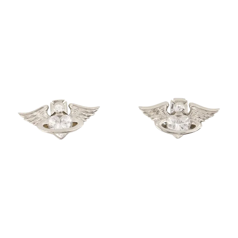 Vivienne Westwood Galena Earrings — Silver