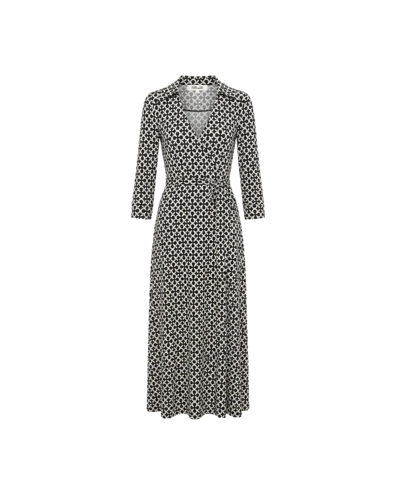 New Abigail Silk Jersey Wrap Dress