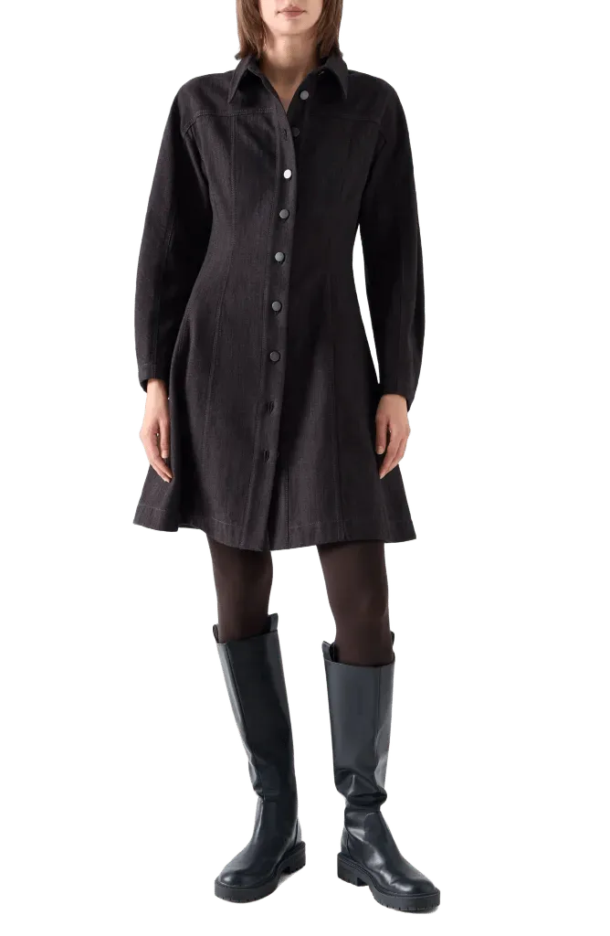 Long Sleeve Denim Shirtdress