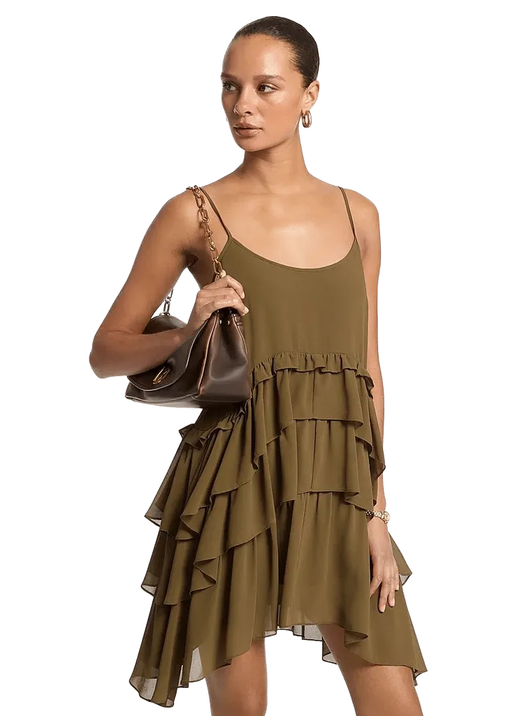 Georgette High-Low Tank Dress