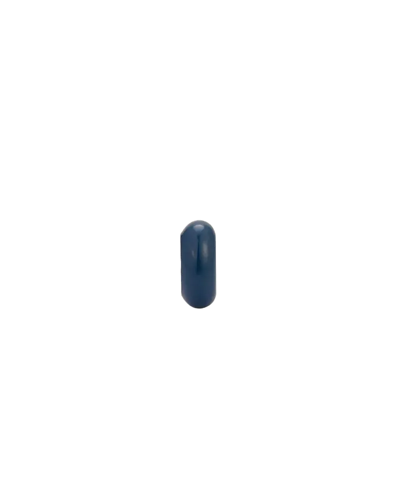AR Blue Enamel Big Bead