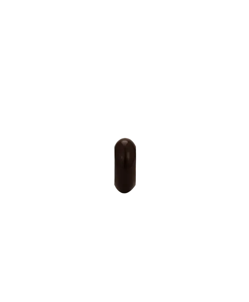 Chocolate Enamel Big Bead