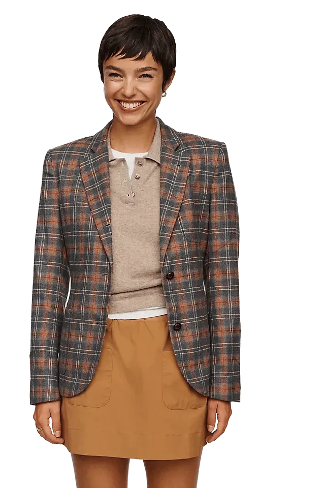 Rowing Blazers Plaid Blazer