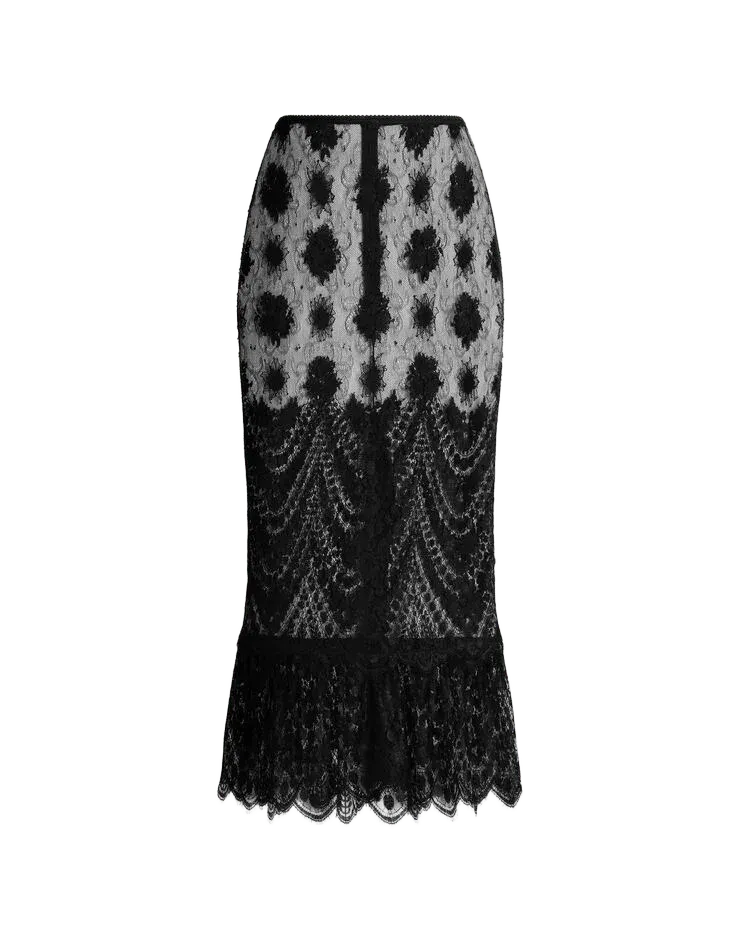Chantilly lace skirt
