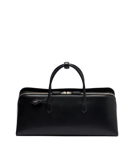 Delta Medium leather top-handle bag