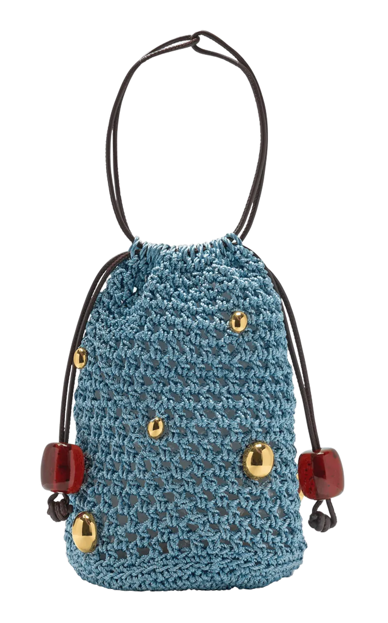 Isola Woven Bag In Harbor