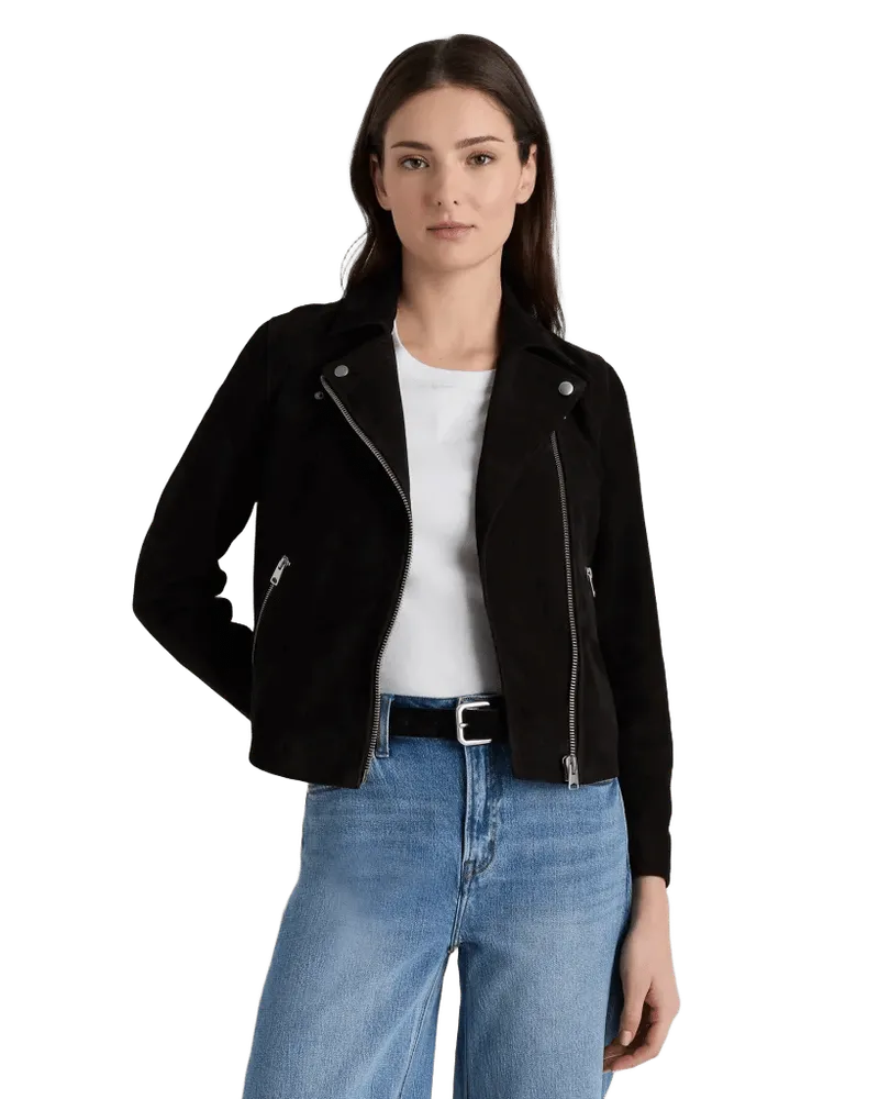 100% Suede Motorcycle Jacket