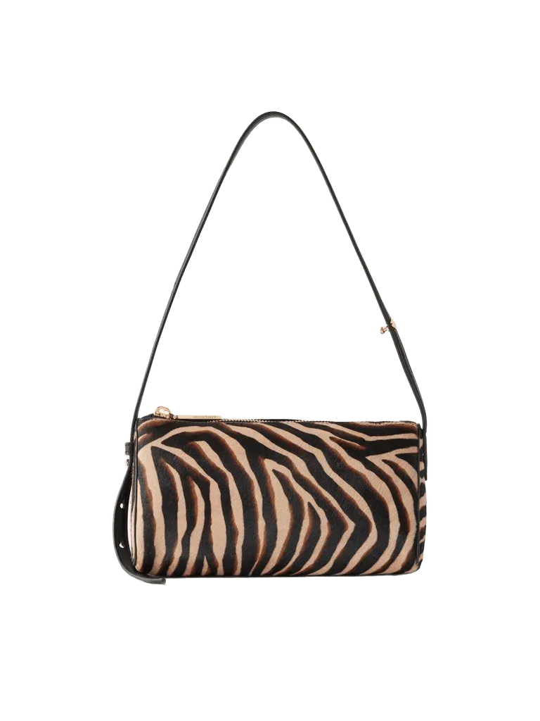 Ziger animal-print calf hair shoulder bag