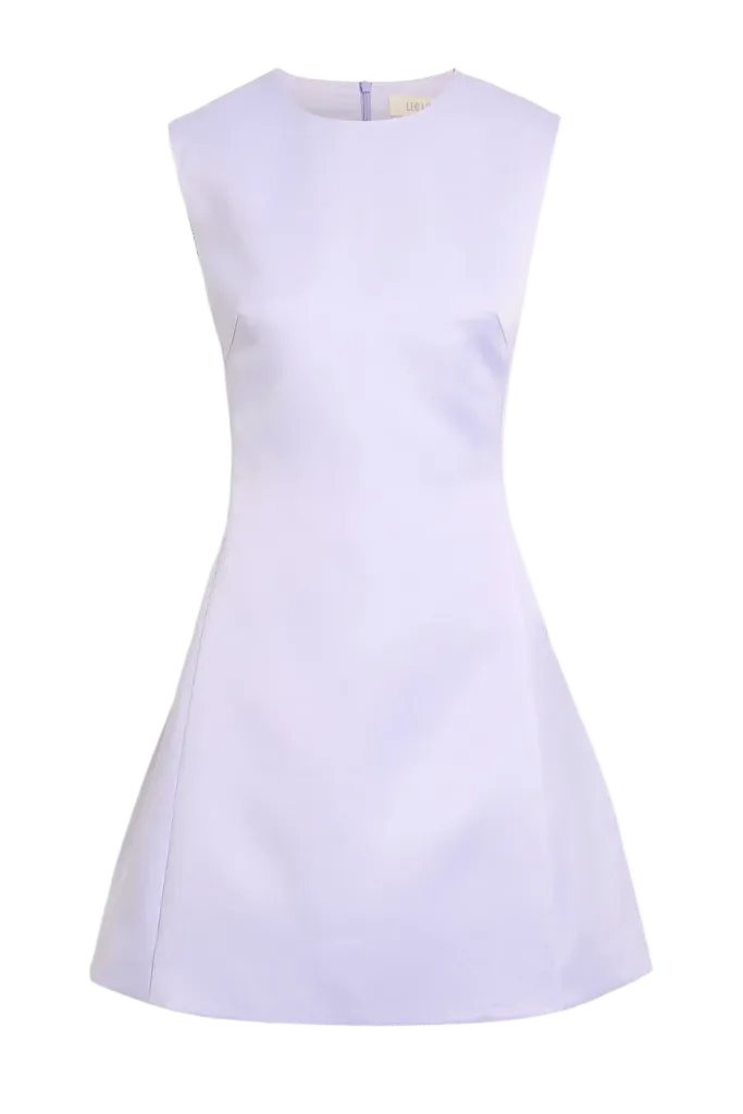 LEO LIN Chloe Satin Mini Dress