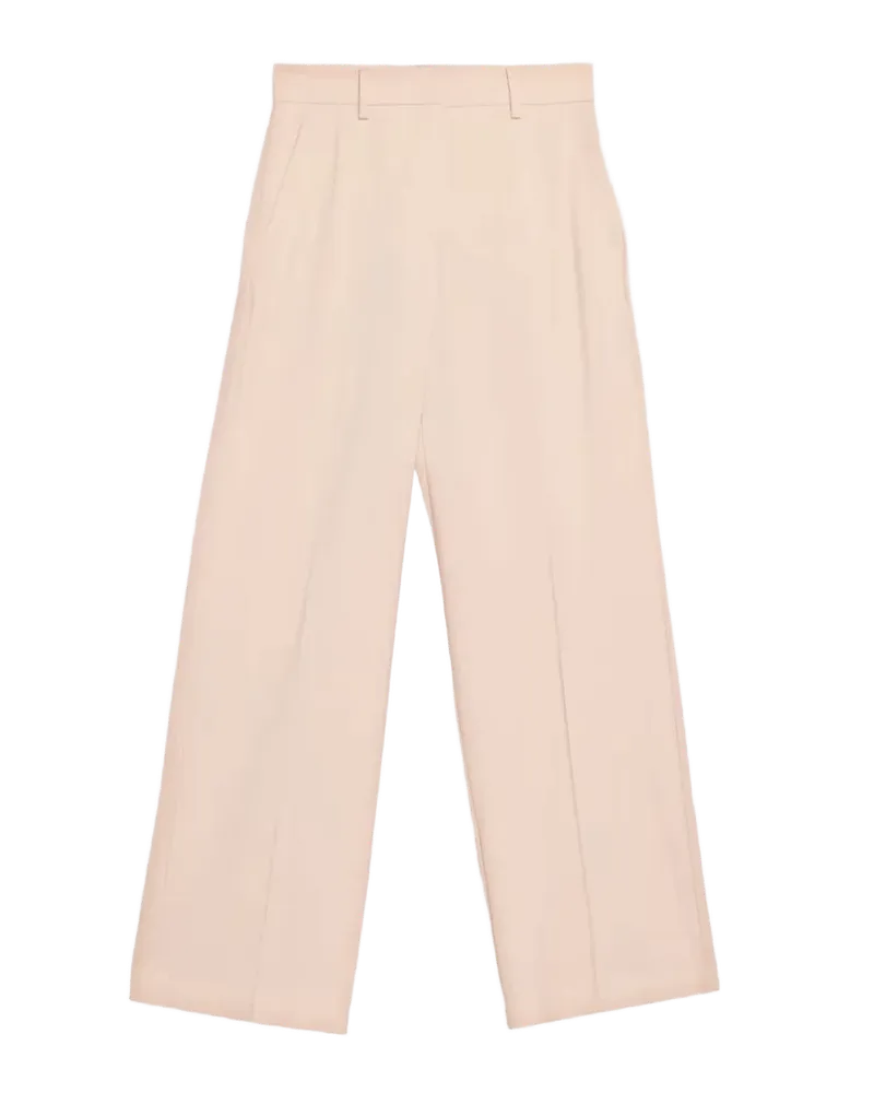 Straight-Leg Wool Trousers