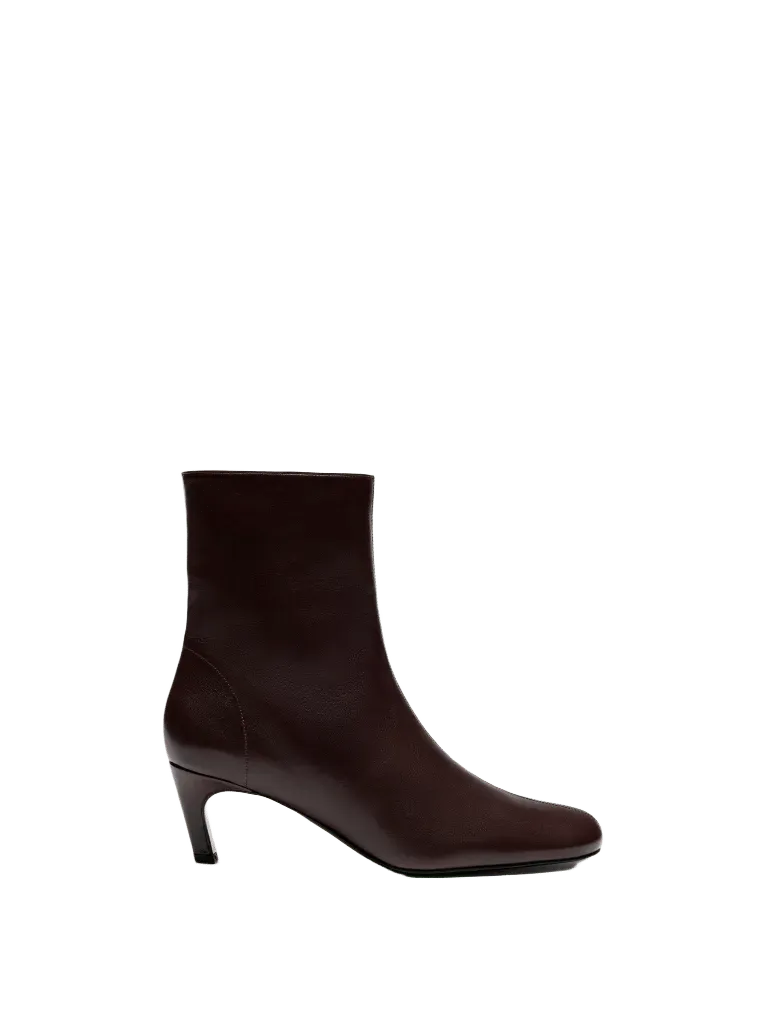 Uma Ankle Boots in Tripon - Umber