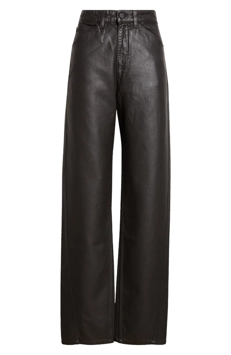 Twisted Leather Pants