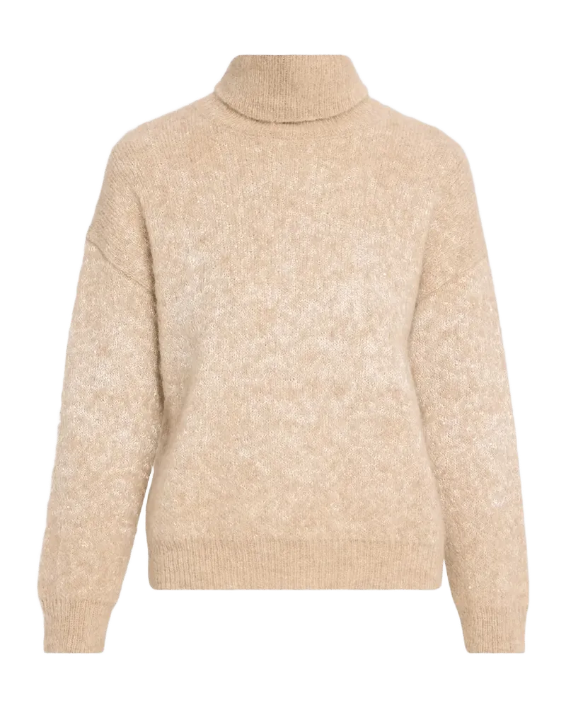 Sequin Knit Turtleneck Sweater