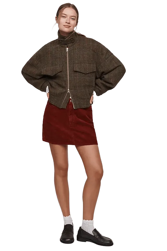 Rolla's 90s Relaxed Corduroy Mini Skirt