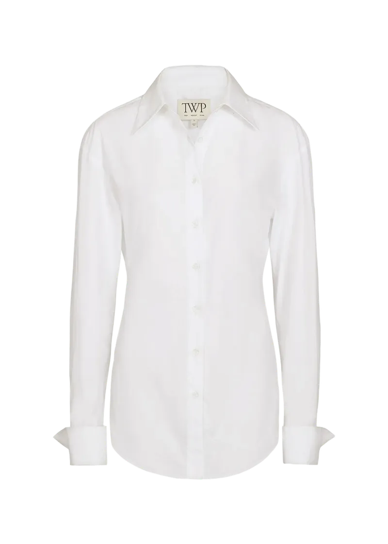 The Night We Met Belted Button-Front Shirt