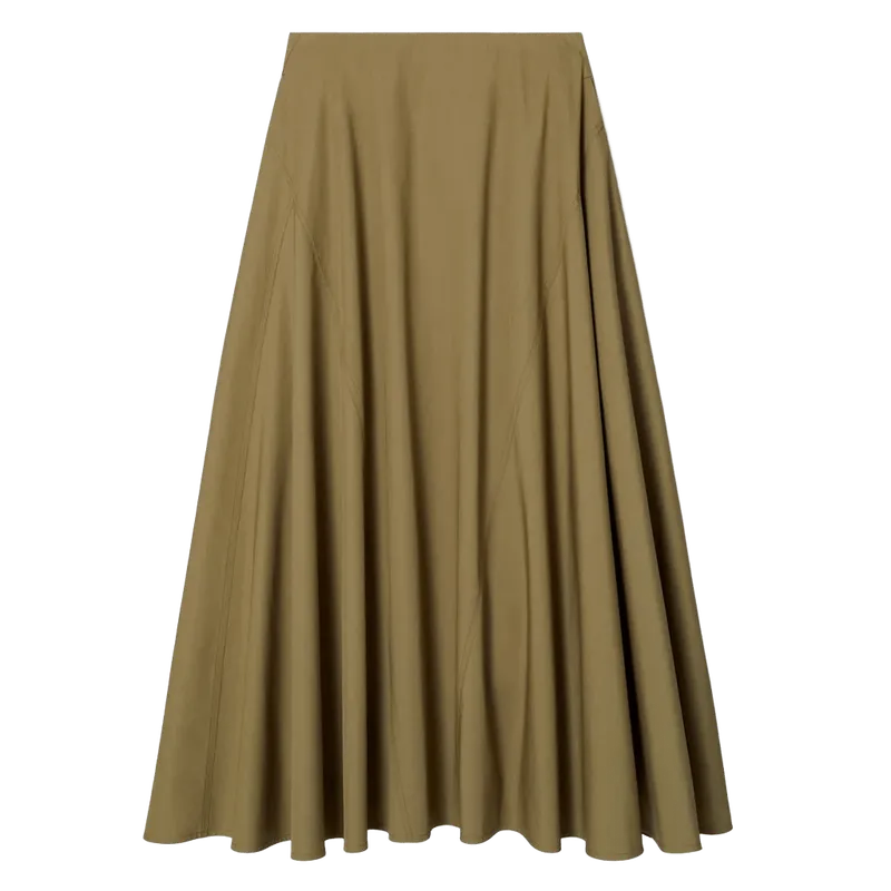 Cotton Poplin Skirt