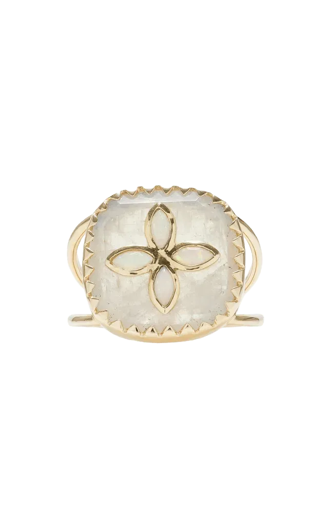 Bowie N°2 Moonstone Ring