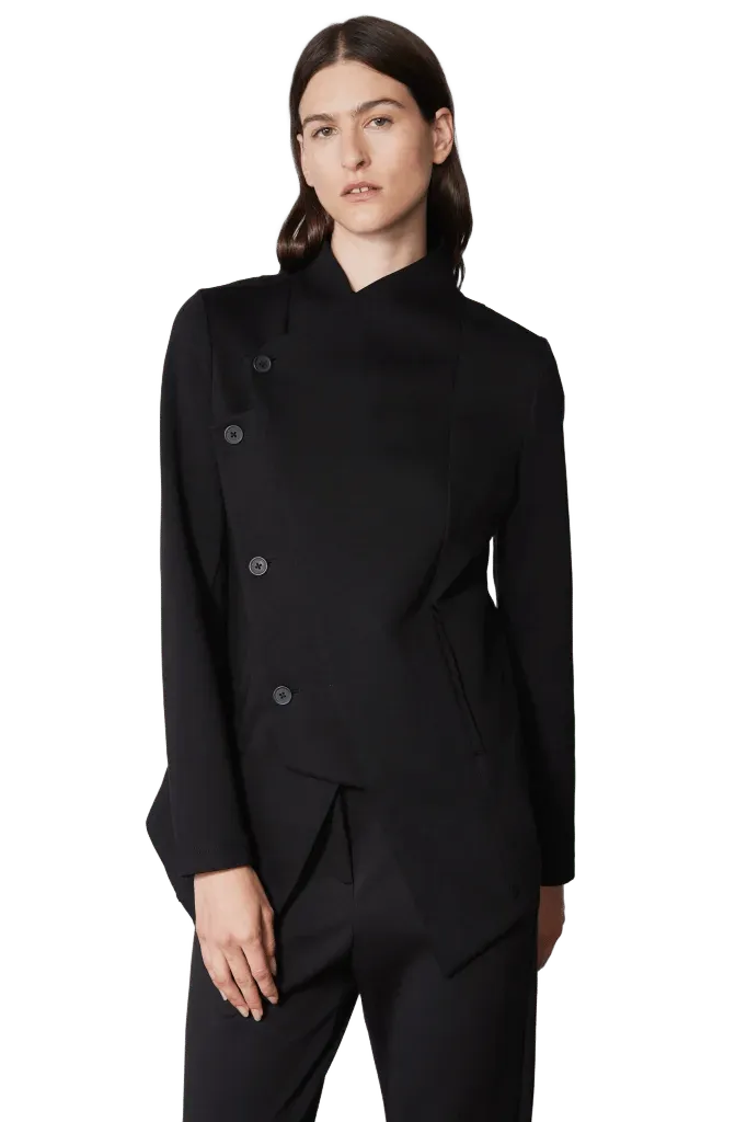 Off The Side Asymmetric Scuba Jacket