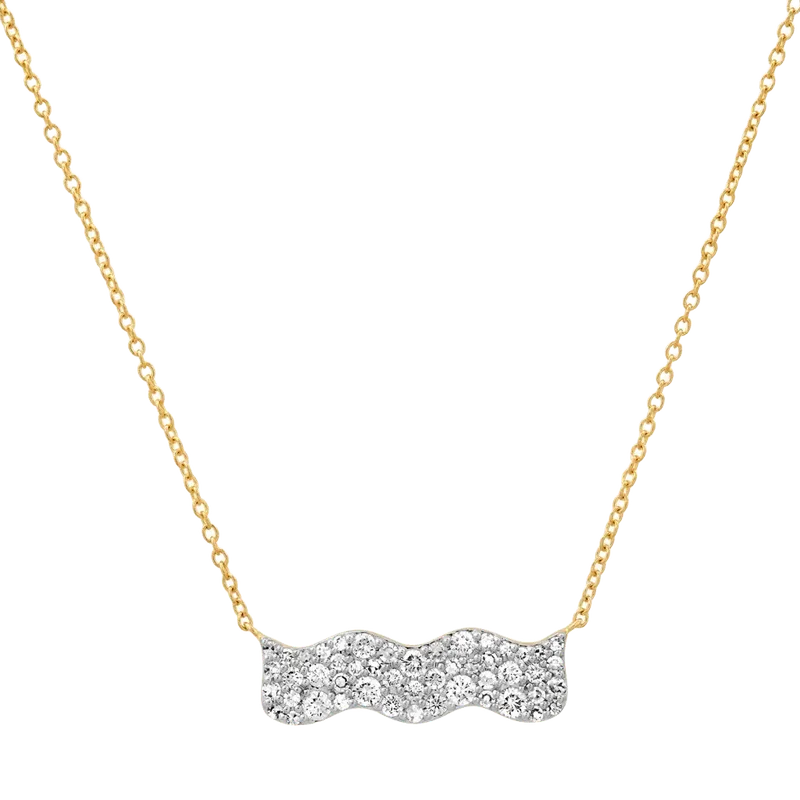 Diamond Form Bar Necklace