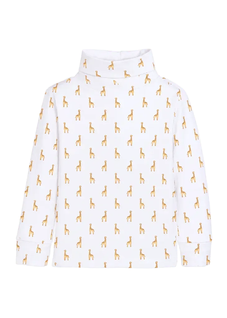 Printed Turtleneck - Giraffes