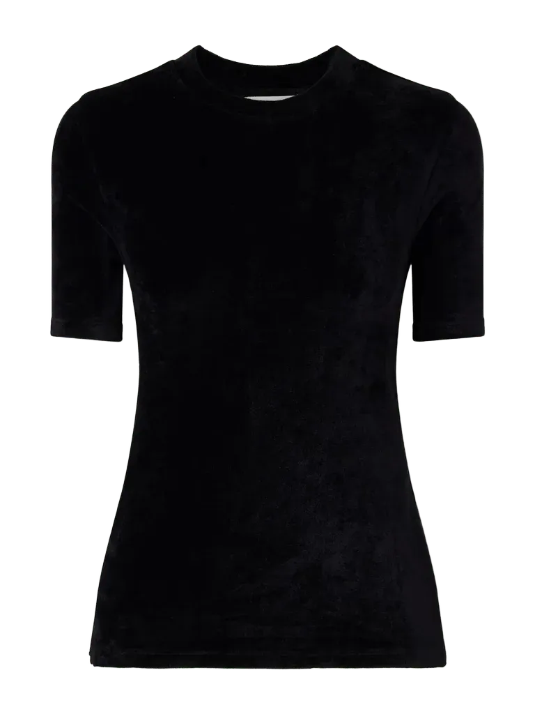 Tali crushed velvet t-shirt