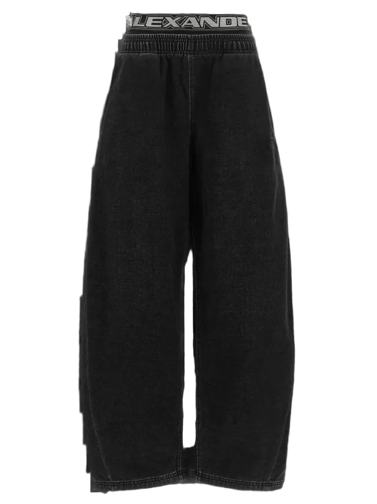Alexander Wang Relaxed Fit Denim Jeans — Black