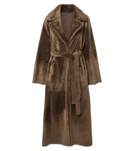 Rien shearling wrap coat