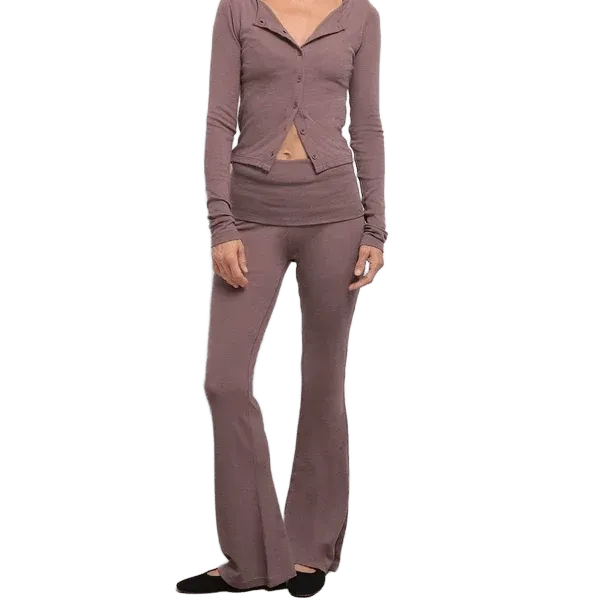Merino Foldover Pant