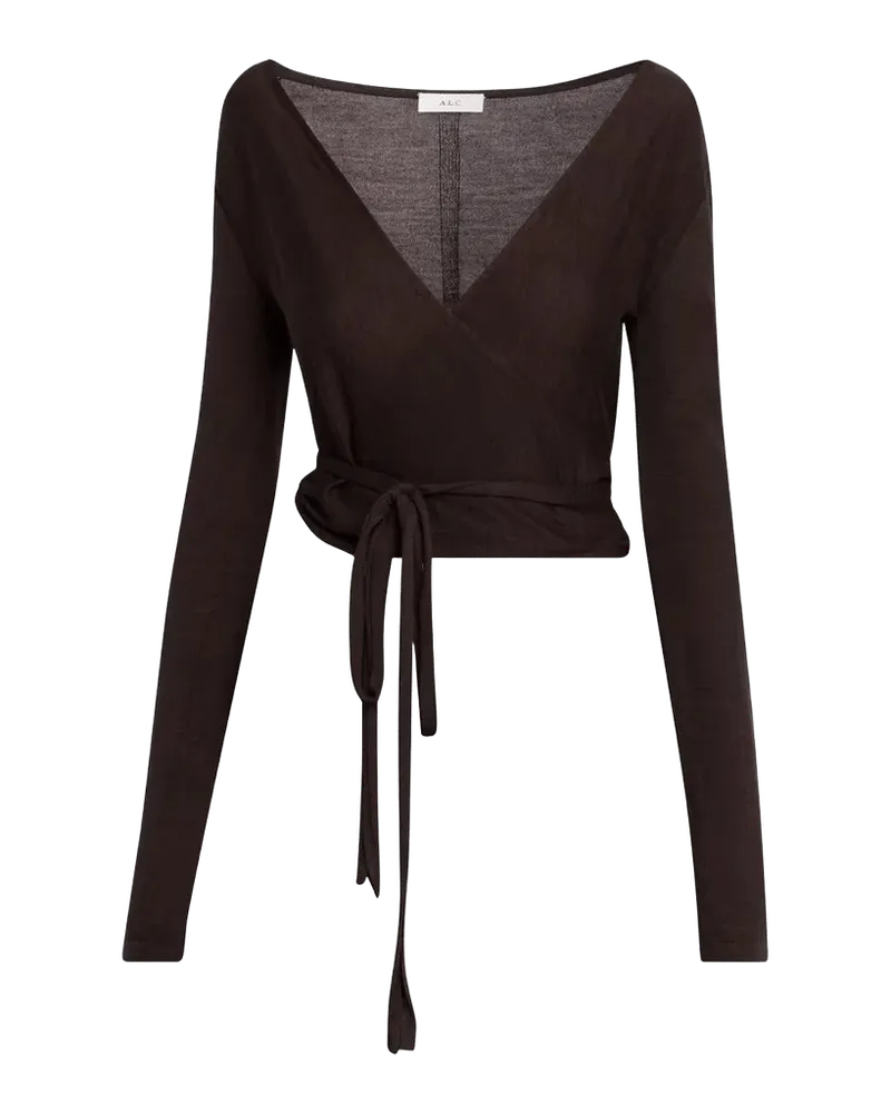 Emma Merino Wool Wrap Sweater