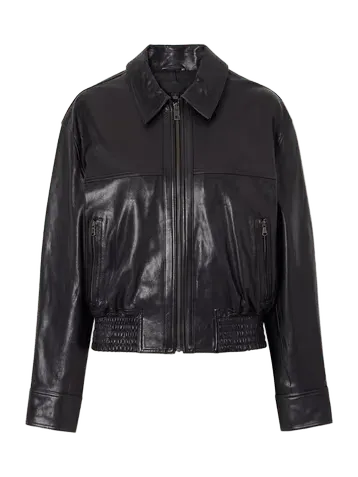 Aime leather bomber jacket