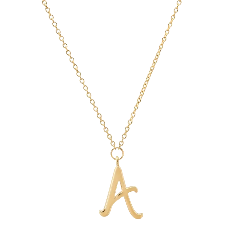 Gold Letter Necklace