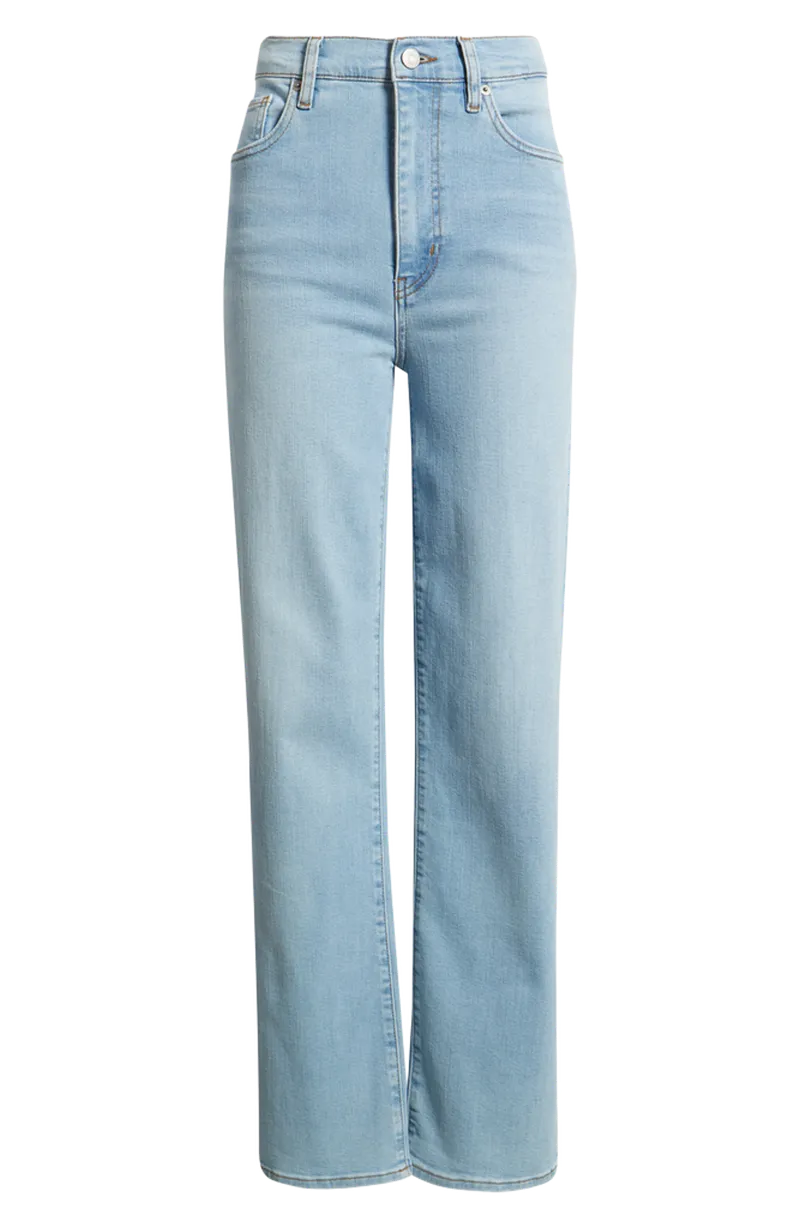 Le Sleek High Waist Straight Leg Jeans