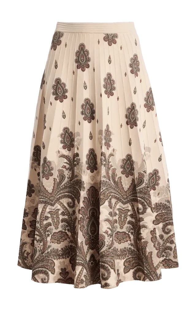 Tavira Knit Midi Skirt