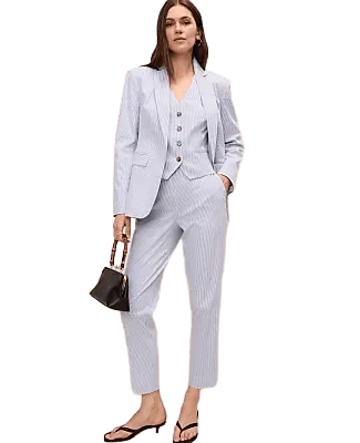 The Ankle Pant in Seersucker